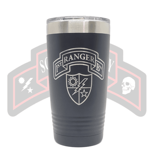 1st Ranger Bn Scroll Tumbler