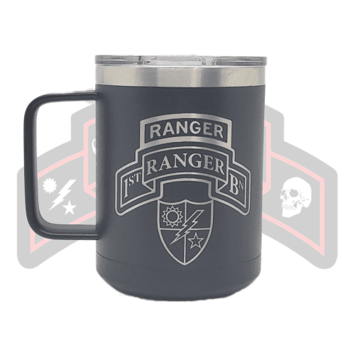 1st Ranger Bn Tab Scroll Tumbler