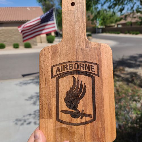 173rd Sky Soldier cutting Board