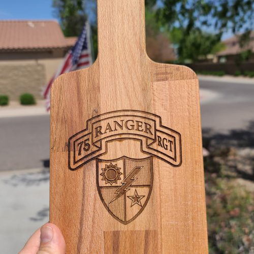 75th Ranger REGT cutting board