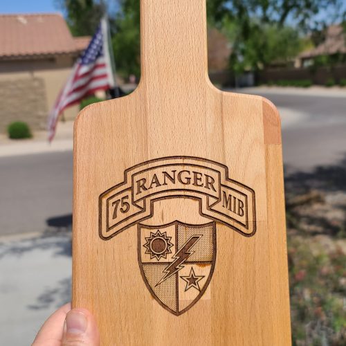 75th Ranger MIB cutting board