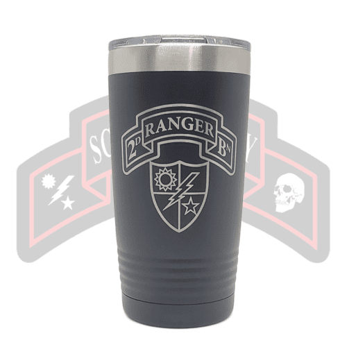 2d Ranger Bn Scroll Tumbler