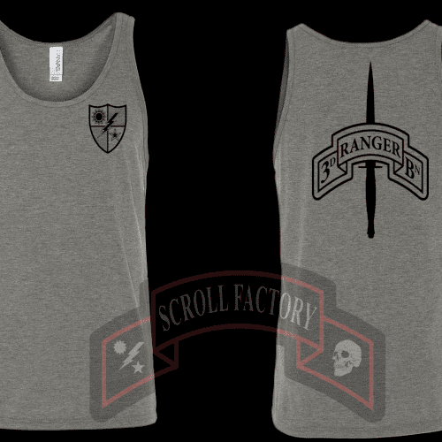 3dRangerBnScrollTankTopGraycomboblk