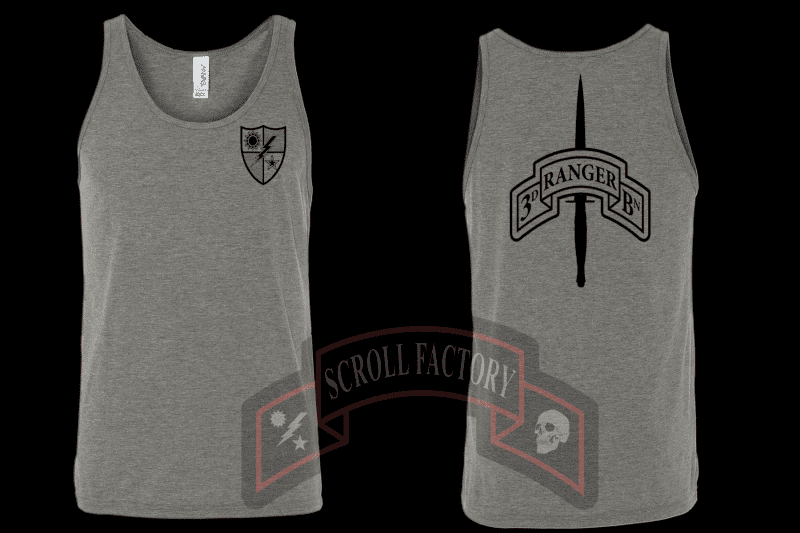 3dRangerBnScrollTankTopGraycomboblk