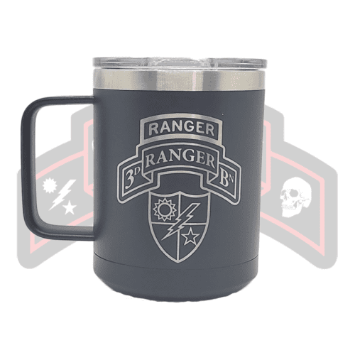 3d Ranger Bn Tab and Scroll Tumbler