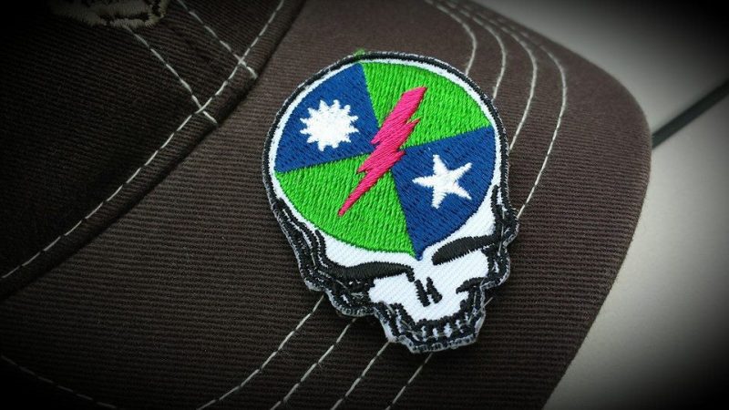 75th Dead Head DUI velcro patch