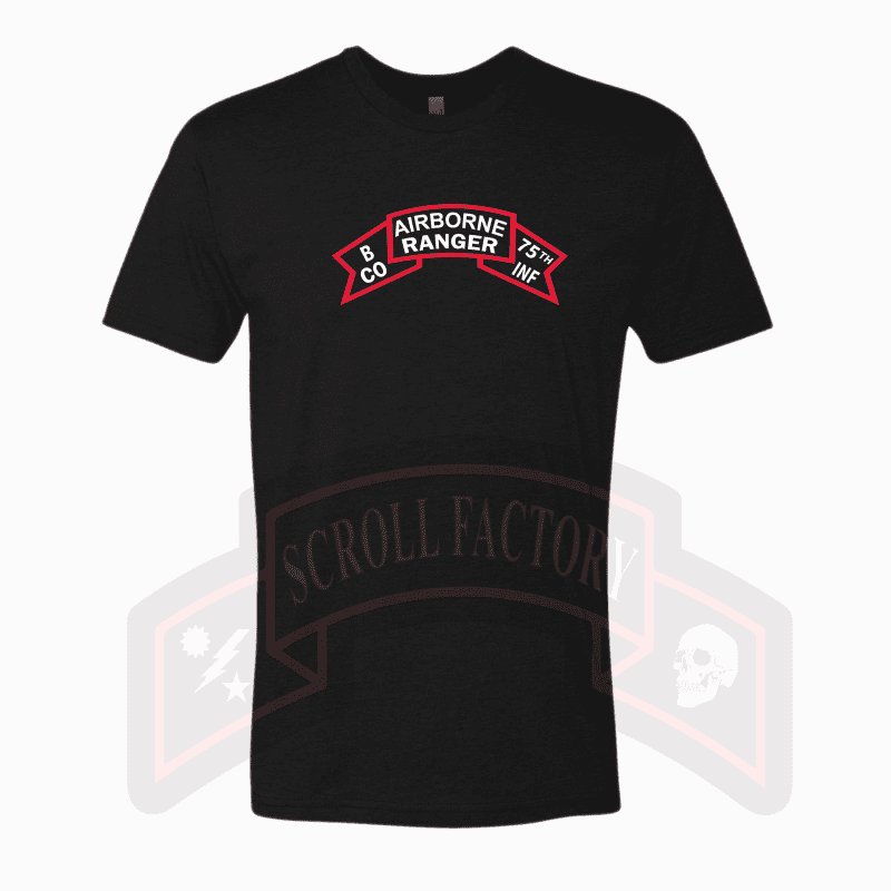 BCoAirborneRangerScrollBlackShirtmockup