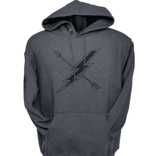 Bolt and Arrow Hoodie front 1 w