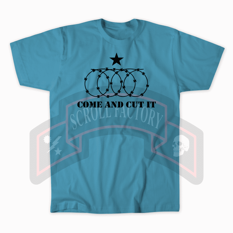 ComeandcutitBondiblueshirtmockup