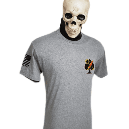 Death Spade Heather Gray Skull Rt 1 w