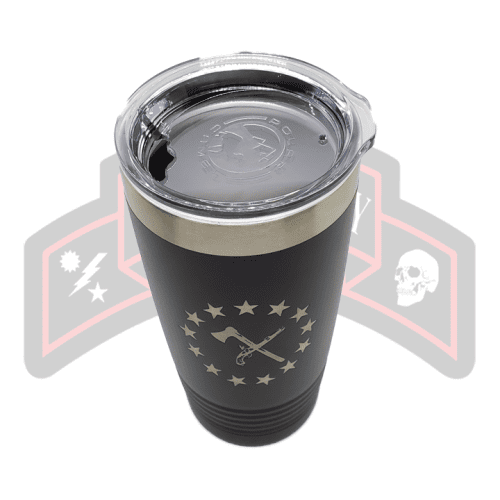 Founding Fathers 20oz top lid logo