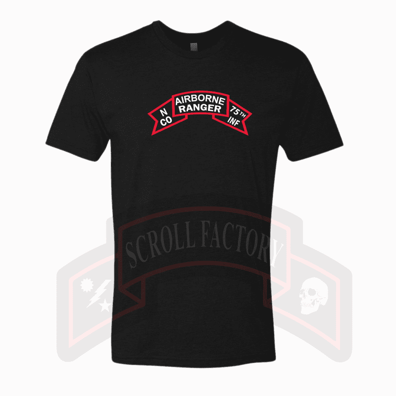 NCoAirborneRangerScrollBlackShirtmockup