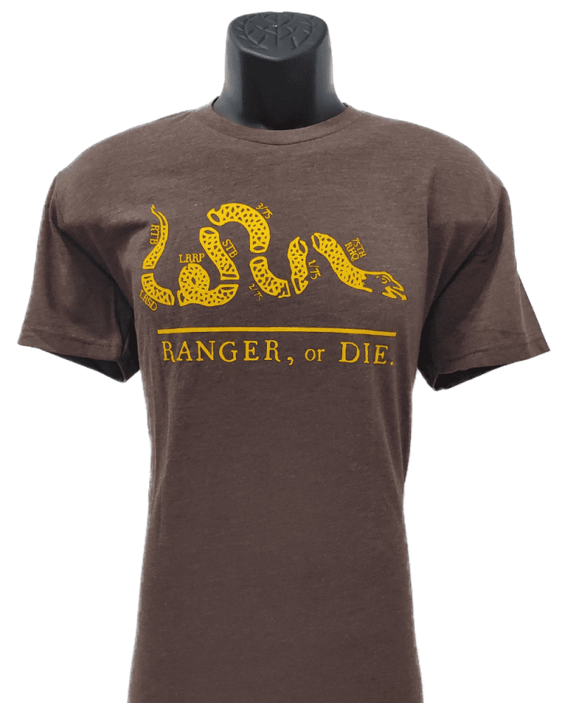 Ranger or Die Espresso Front 1 w