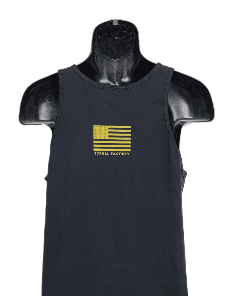 RangersWWIIBlackTankTopBack