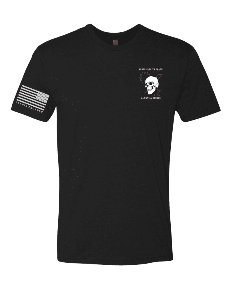 ScrollSkullDUI FrontMockupBlackshirt