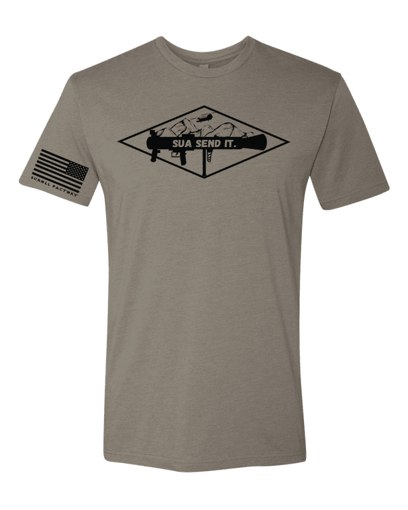 SuaSendDesignwarmgrayshirtmockup